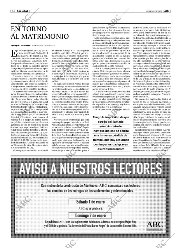 ABC MADRID 31-12-2004 página 44