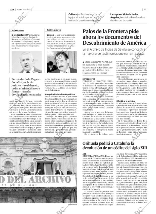 ABC MADRID 31-12-2004 página 47
