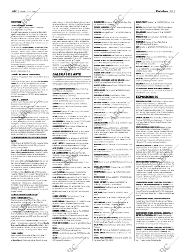 ABC MADRID 31-12-2004 página 69