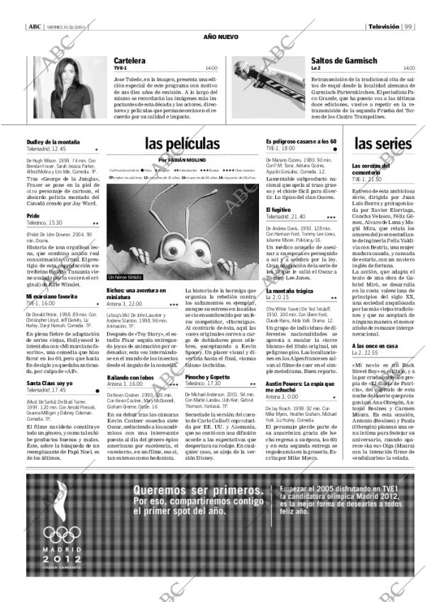 ABC MADRID 31-12-2004 página 99