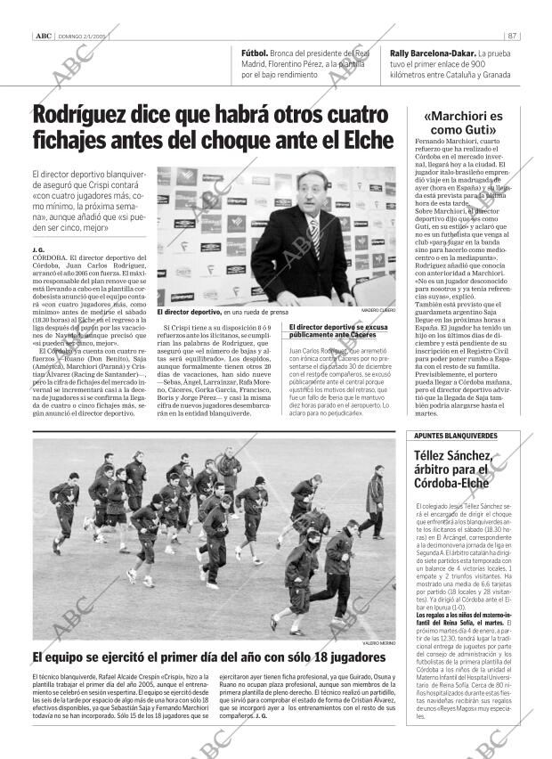 ABC CORDOBA 02-01-2005 página 87