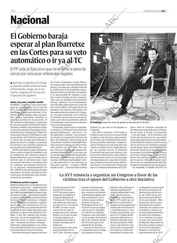 ABC MADRID 02-01-2005 página 14