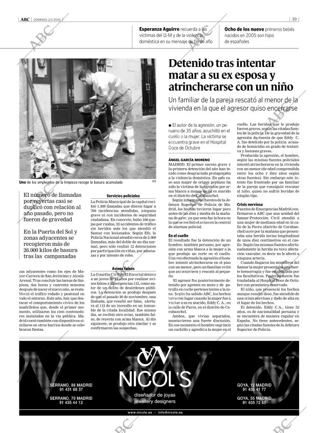 ABC MADRID 02-01-2005 página 39