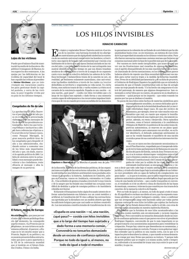 ABC MADRID 02-01-2005 página 5
