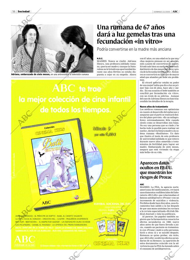 ABC MADRID 02-01-2005 página 56