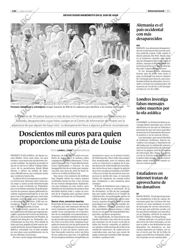 ABC MADRID 03-01-2005 página 25