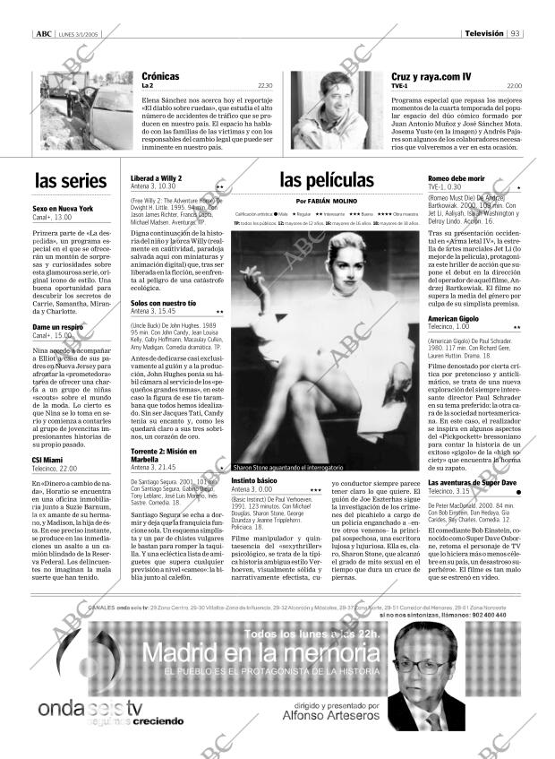 ABC MADRID 03-01-2005 página 93