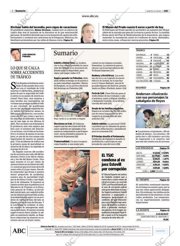 ABC MADRID 04-01-2005 página 2