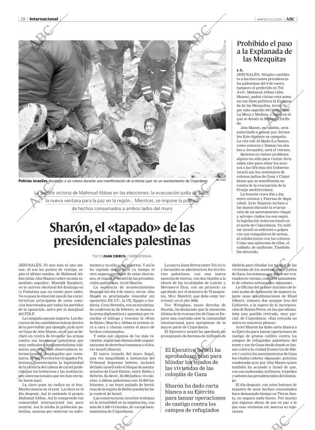 ABC MADRID 04-01-2005 página 28