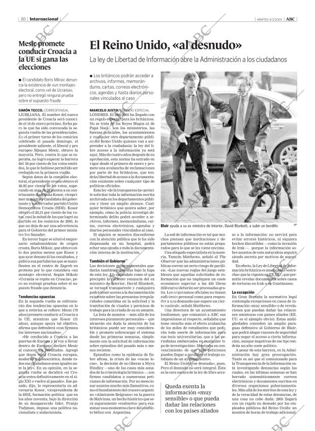 ABC MADRID 04-01-2005 página 30