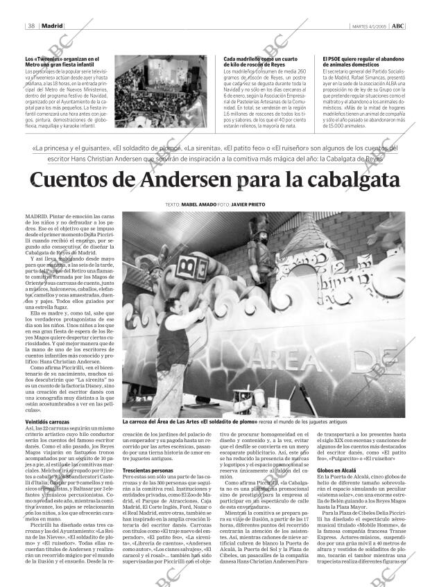ABC MADRID 04-01-2005 página 38