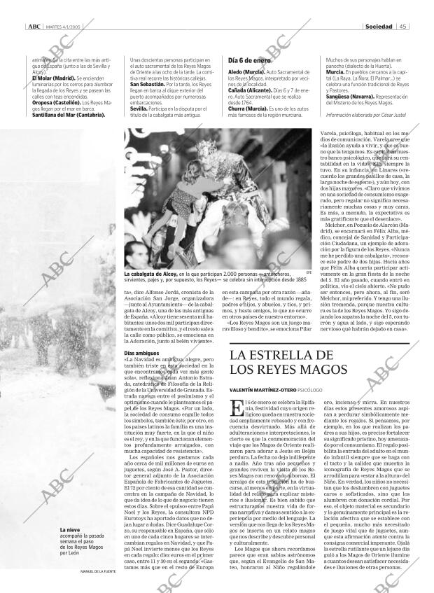 ABC MADRID 04-01-2005 página 45