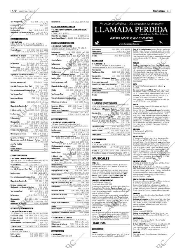ABC MADRID 04-01-2005 página 61