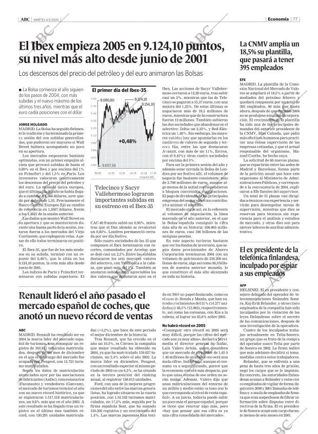 ABC MADRID 04-01-2005 página 77