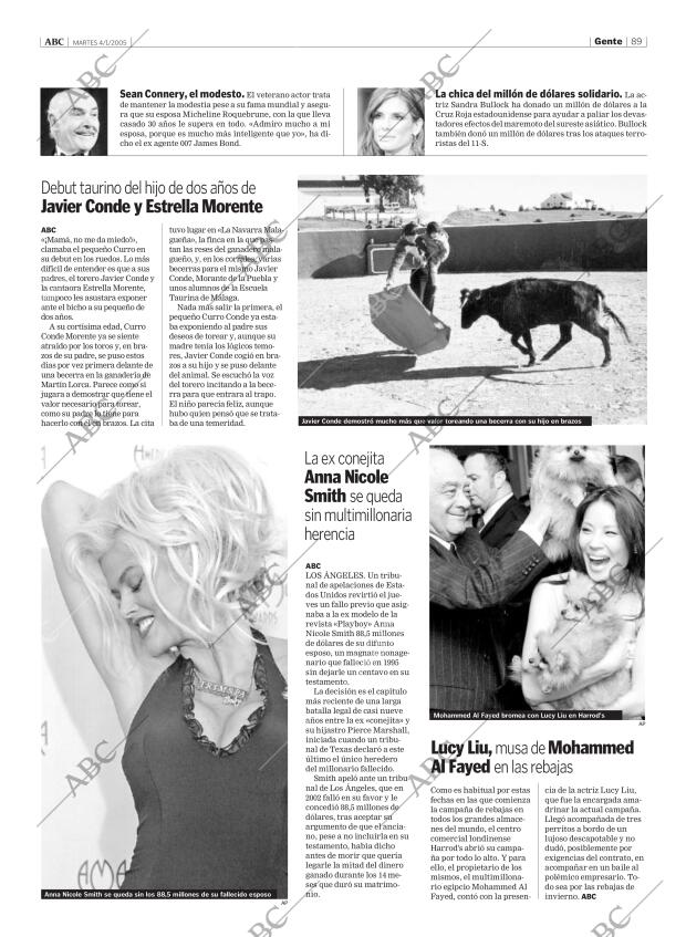 ABC MADRID 04-01-2005 página 89