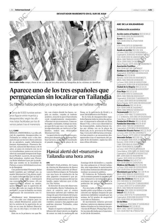 ABC MADRID 07-01-2005 página 26