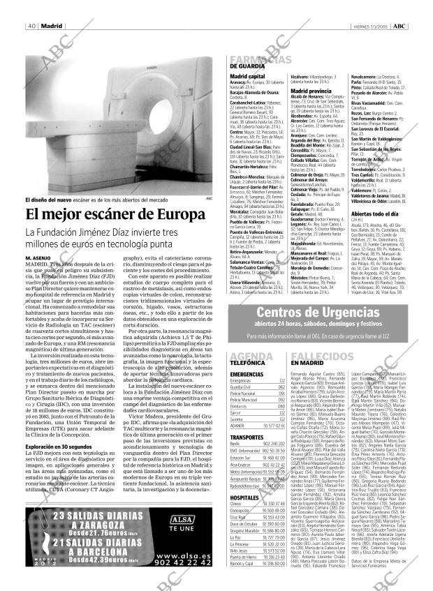 ABC MADRID 07-01-2005 página 40