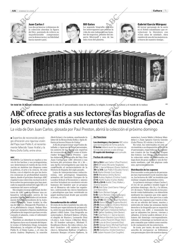 ABC MADRID 09-01-2005 página 71