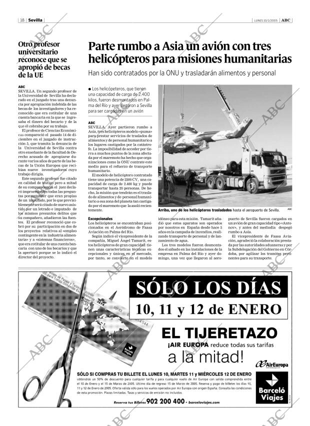 ABC SEVILLA 10-01-2005 página 18
