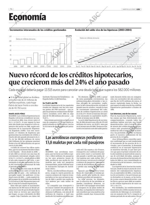 ABC MADRID 11-01-2005 página 76