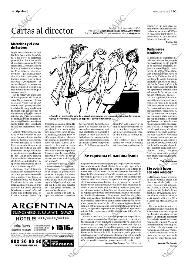 ABC MADRID 11-01-2005 página 8