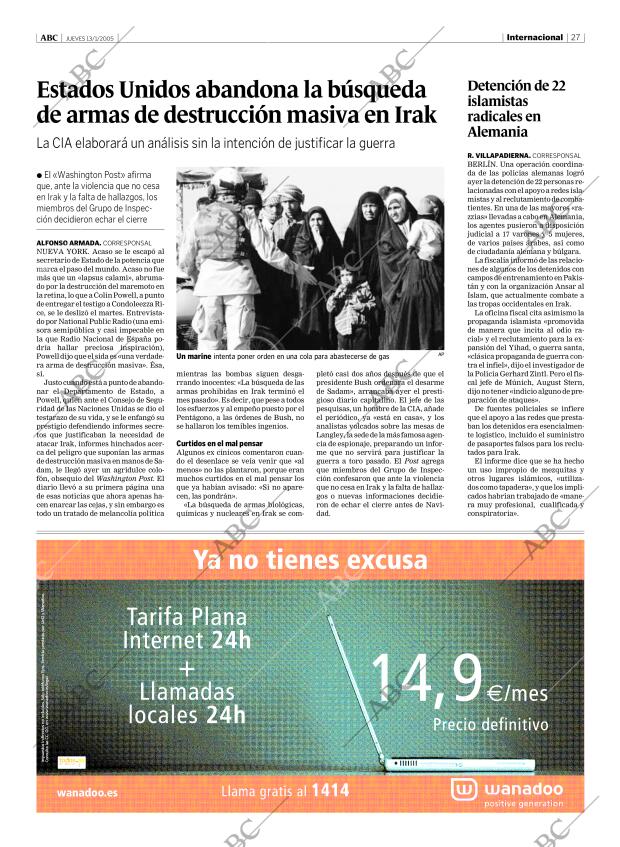 ABC MADRID 13-01-2005 página 27