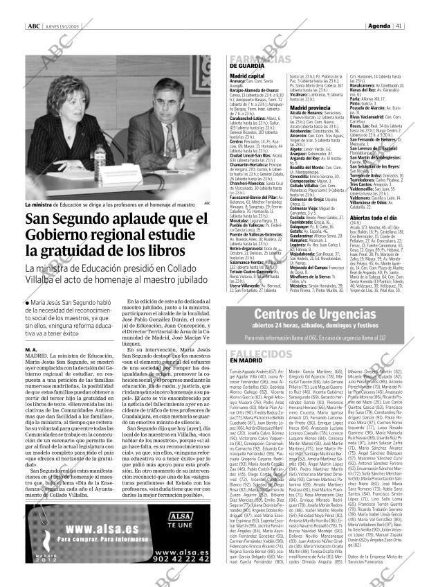 ABC MADRID 13-01-2005 página 41