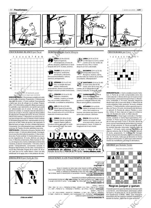 ABC SEVILLA 13-01-2005 página 98