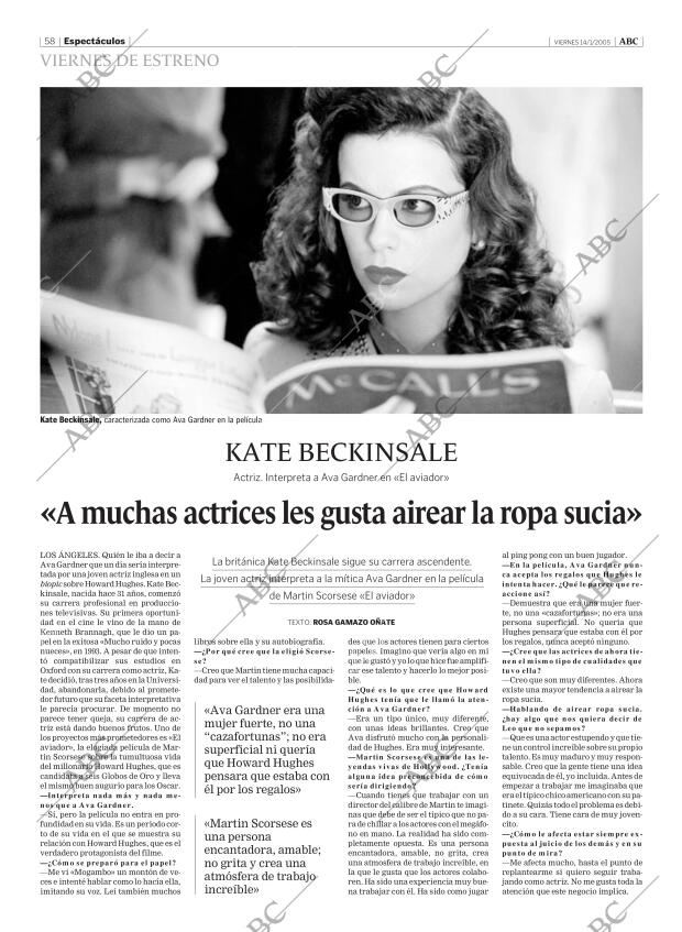 ABC MADRID 14-01-2005 página 58