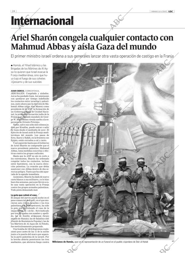ABC MADRID 15-01-2005 página 24