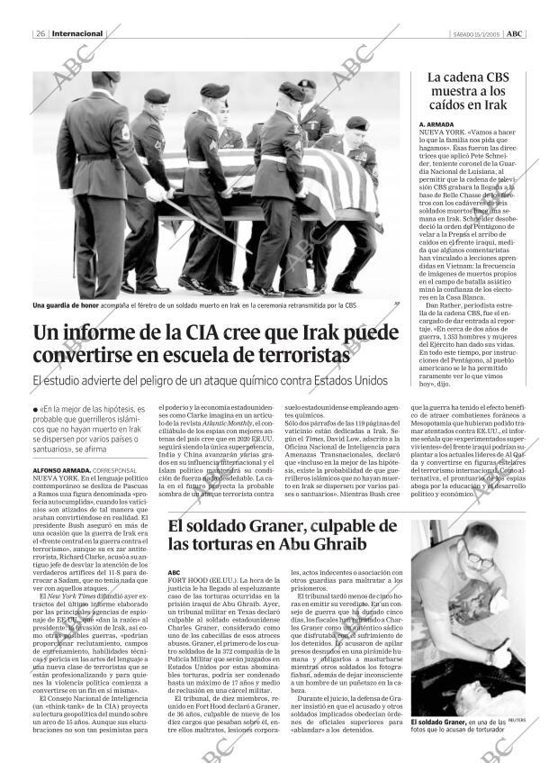 ABC MADRID 15-01-2005 página 26