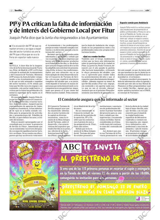 ABC SEVILLA 15-01-2005 página 12