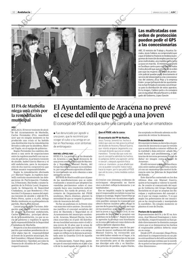 ABC SEVILLA 15-01-2005 página 32