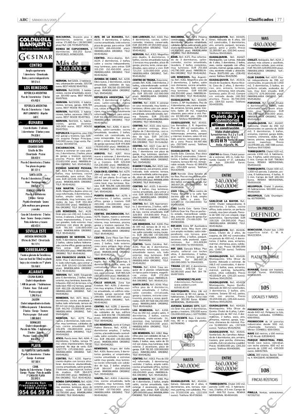 ABC SEVILLA 15-01-2005 página 77