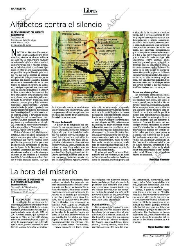 CULTURAL MADRID 15-01-2005 página 15