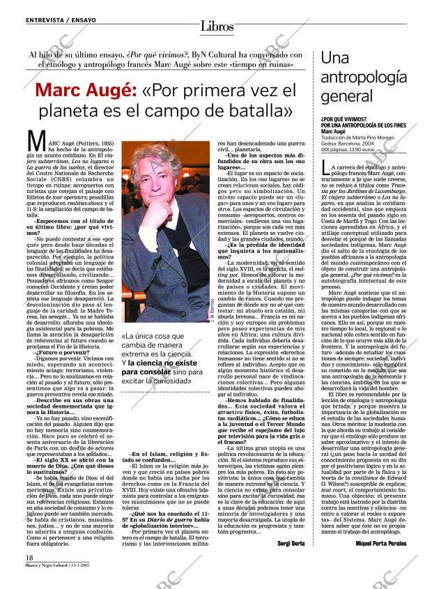 CULTURAL MADRID 15-01-2005 página 18