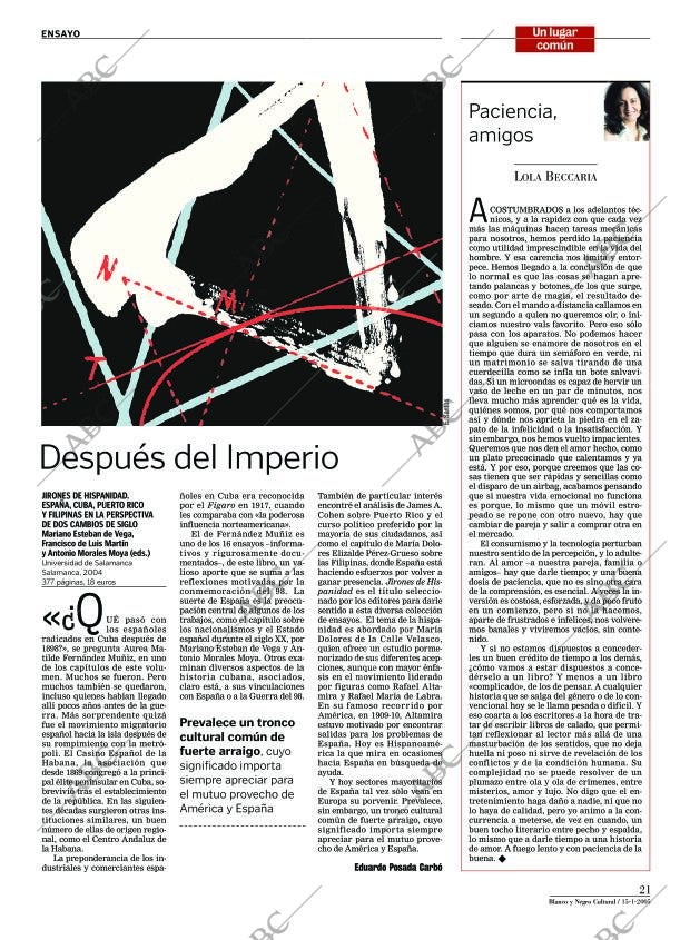 CULTURAL MADRID 15-01-2005 página 21