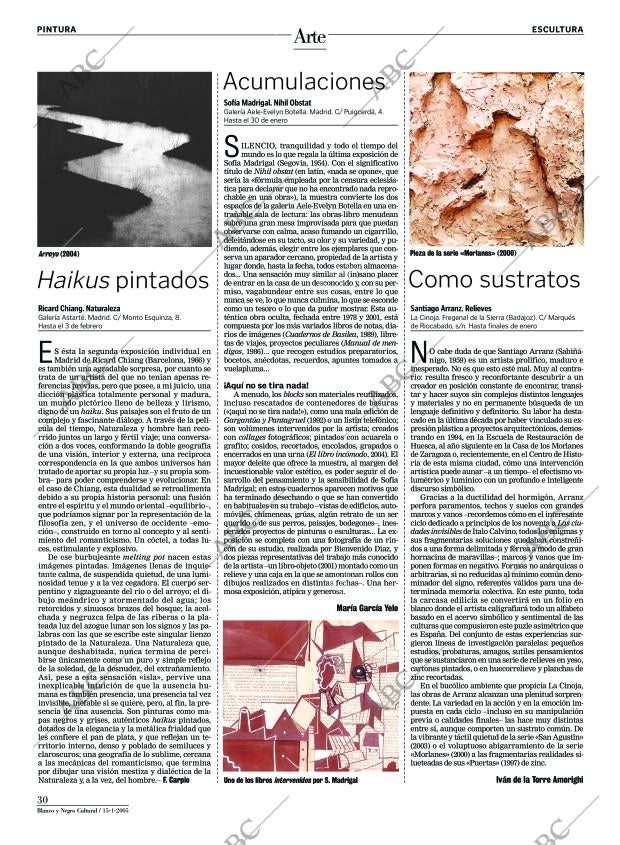 CULTURAL MADRID 15-01-2005 página 30