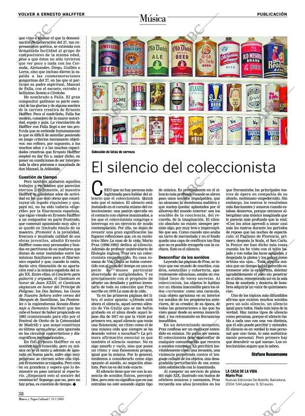 CULTURAL MADRID 15-01-2005 página 38