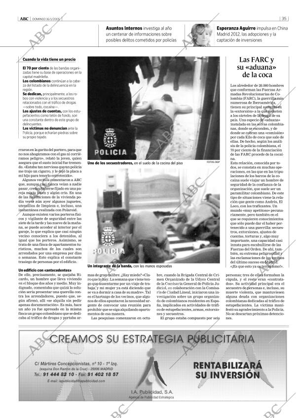 ABC MADRID 16-01-2005 página 35