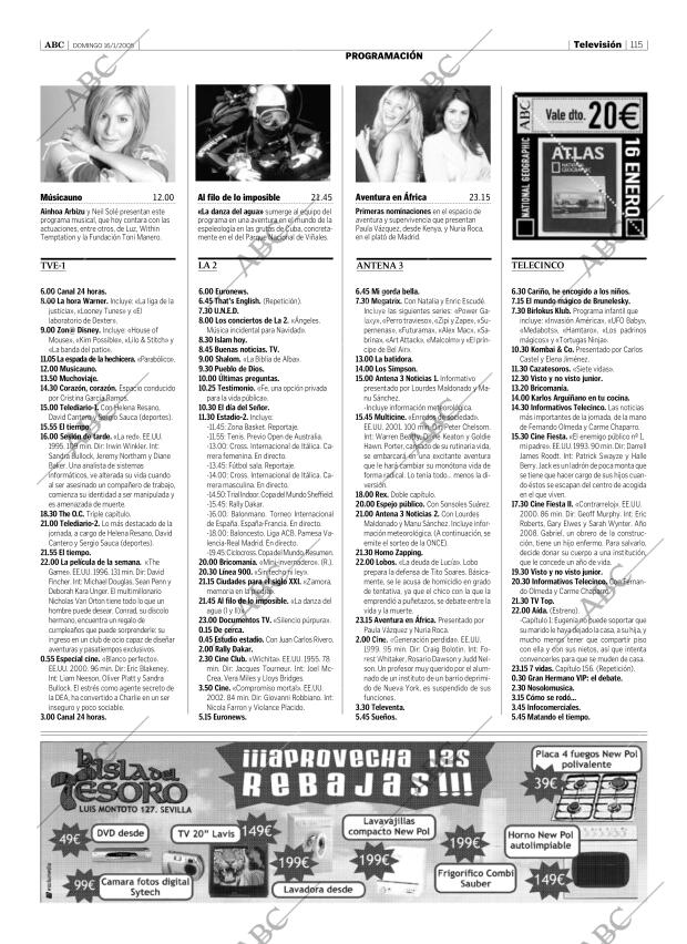ABC SEVILLA 16-01-2005 página 115