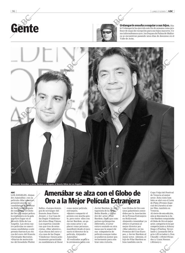 ABC MADRID 17-01-2005 página 96