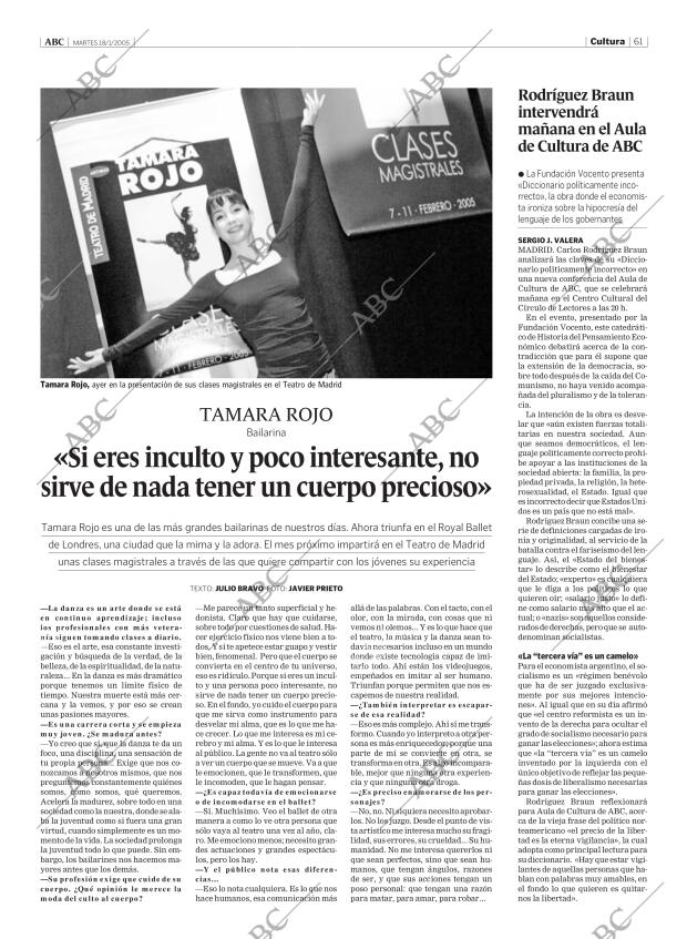ABC MADRID 18-01-2005 página 61