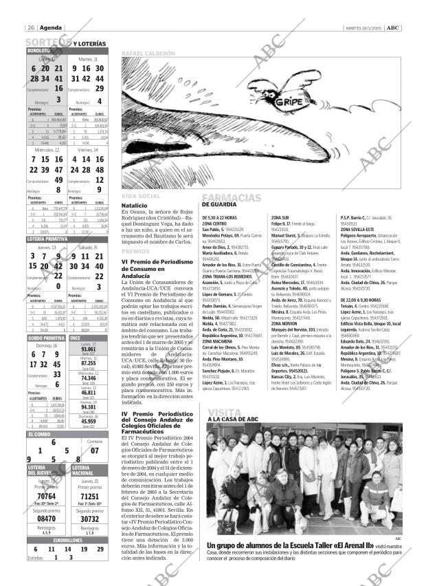 ABC SEVILLA 18-01-2005 página 26