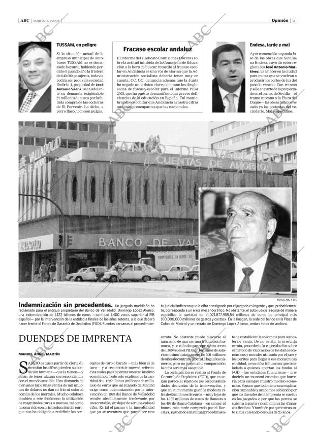 ABC SEVILLA 18-01-2005 página 5