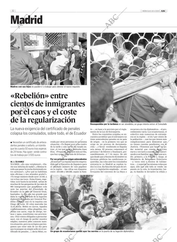 ABC MADRID 19-01-2005 página 32