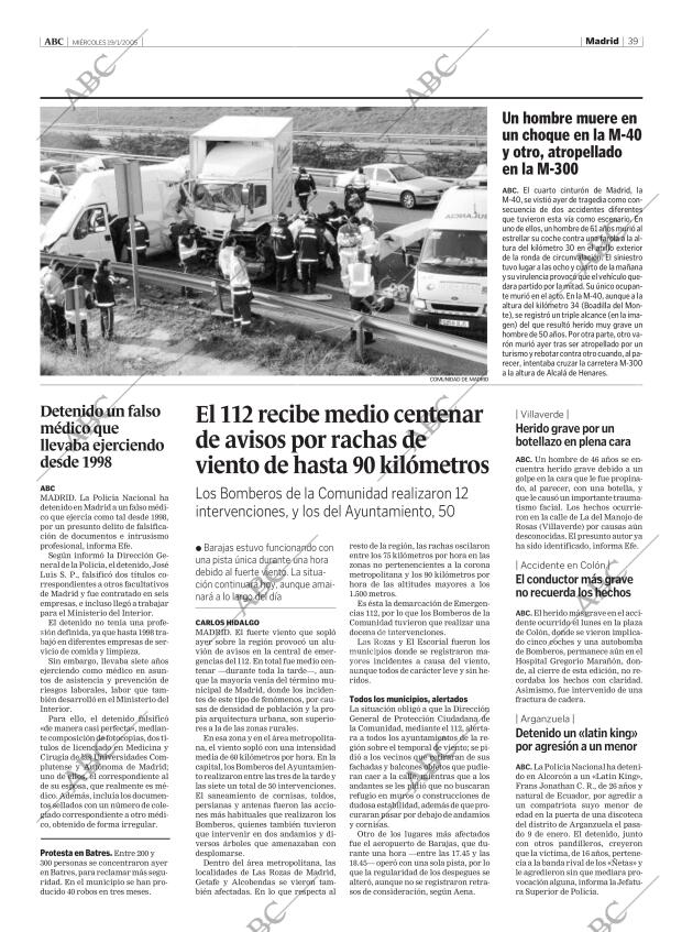 ABC MADRID 19-01-2005 página 39