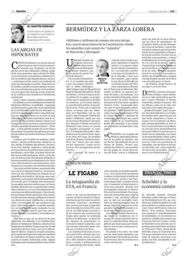 ABC MADRID 19-01-2005 página 6