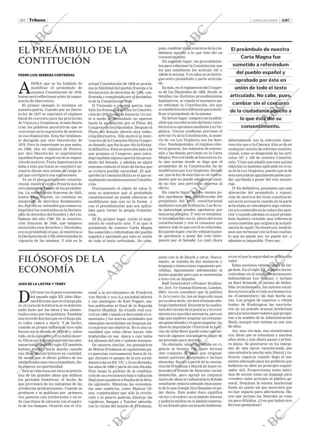 ABC SEVILLA 20-01-2005 página 64