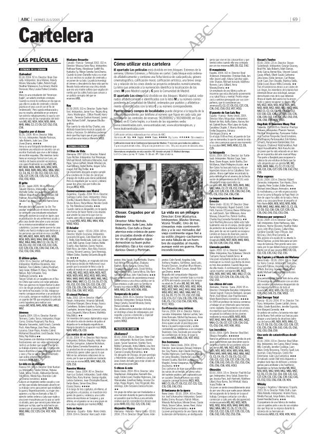 ABC MADRID 21-01-2005 página 69